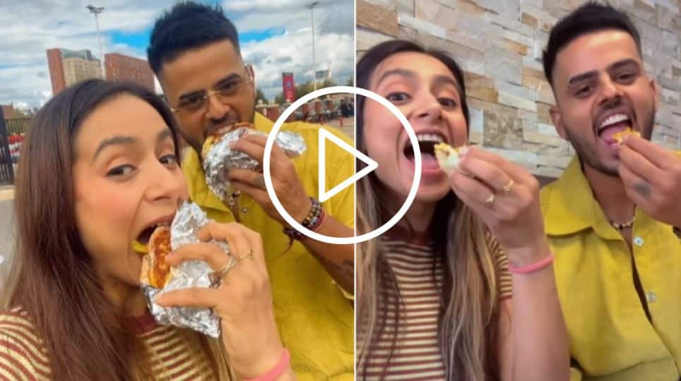 [WATCH] Nitish Rana Bonds Over Food with Rishabh Pant's Sister in London
